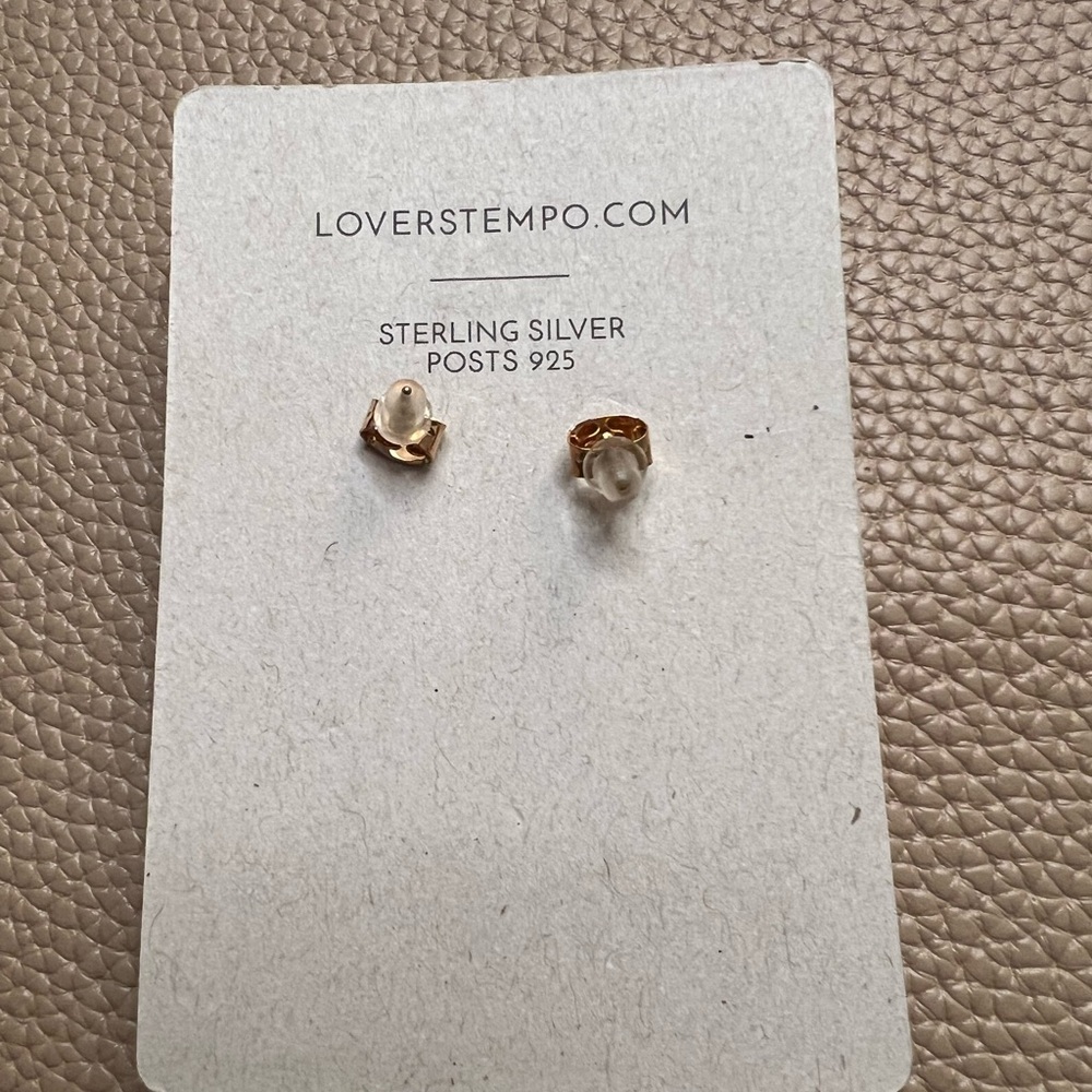 Lover’s Tempo Circle Fringe Earrings Pink Rose Gold Tone - Picture 2 of 2